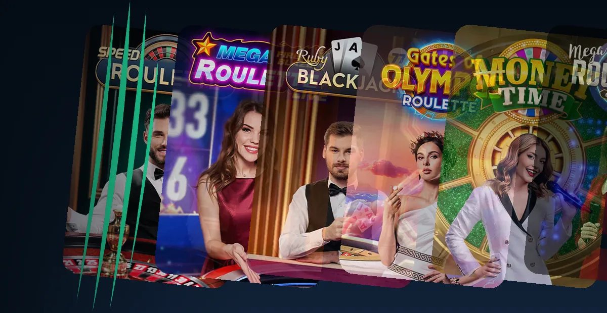 PlayZilla live casino tables — Speed Roulette, Mega Roulette and Blackjack 77 with real dealers